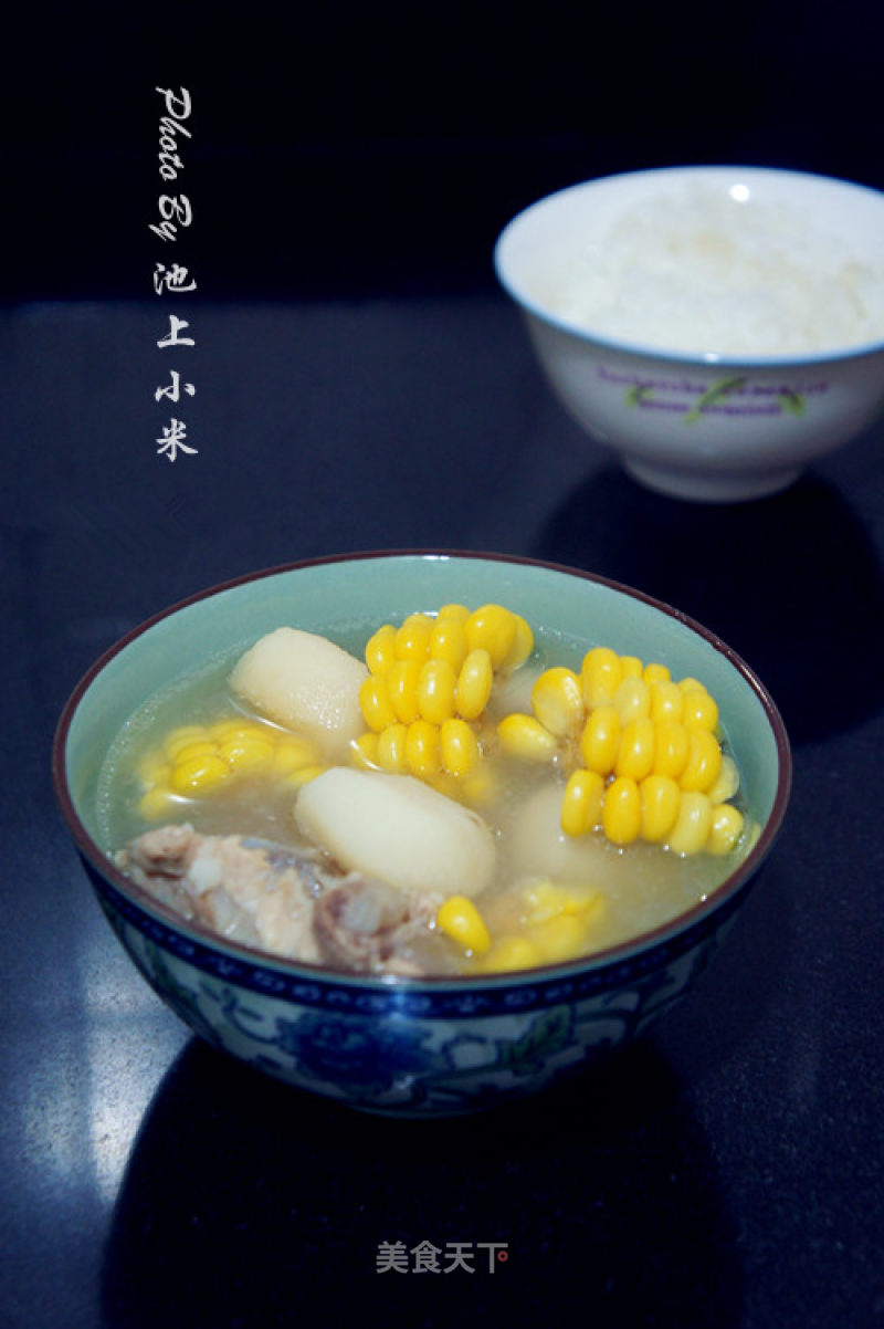 【horseshoe Corn Big Bone Soup】 recipe