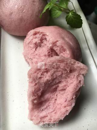 Purple Sweet Potato Milk Mantou recipe