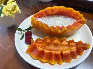 Stewed Hashima with Papaya recipe