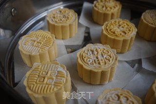 Pumpkin Steamed Mooncake recipe