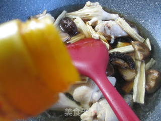 Roasted Chicken Wing Roots with Shiitake and Yuba recipe