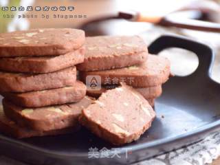 Chocolate Nut Square Cookies recipe