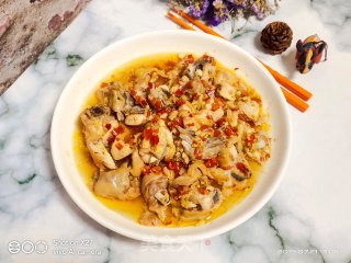 Steamed Chicken with Chopped Pepper recipe