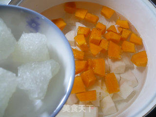 Sweet-scented Osmanthus Yam Pumpkin Soup recipe