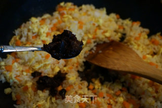 Fried Rice with Mushroom Sauce and Egg recipe