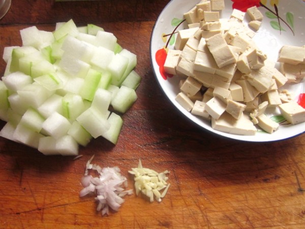 Braised Tofu with Winter Melon recipe