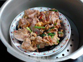 Steamed Chicken with Tangerine Peel and Mushroom recipe