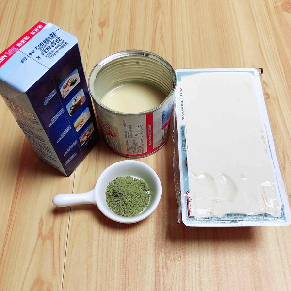 Japanese Matcha Tofu Pudding recipe