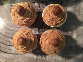 #aca烤明星大赛# Low-sugar and Oil-free Montblanc Chestnut Cake recipe