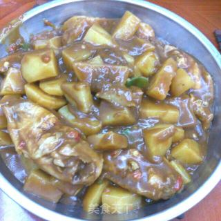 Chicken Wings with Curry Potatoes recipe