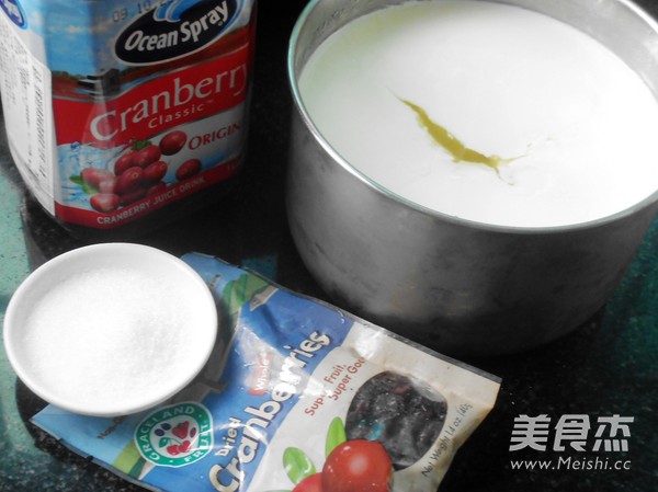 Cranberry Yogurt Popsicles recipe
