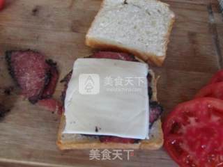 #aca烤明星大赛# Black Pepper Beef Sandwich recipe