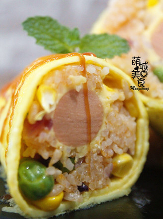 #見貨機構#omelet Rice recipe