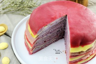 Taro Paste Gradient Melaleuca Cake recipe