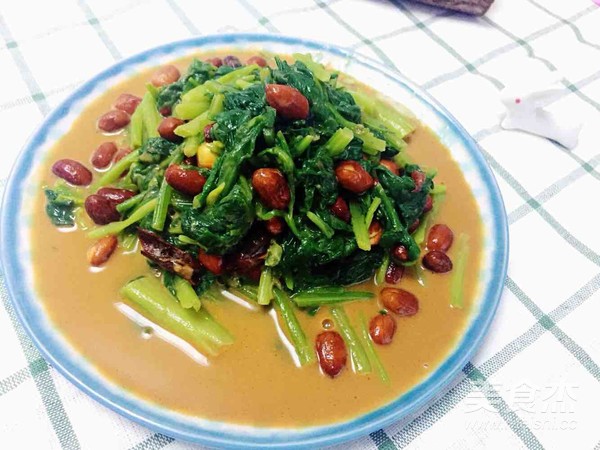 Nuts Spinach recipe