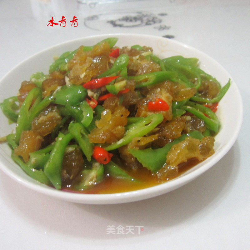 Fried Beef Tendon with Chili