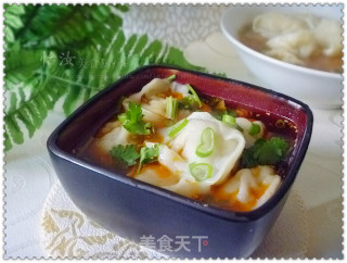 [nutritious Breakfast for Warm Stomach in Winter] Hot and Sour Soup Dumplings recipe