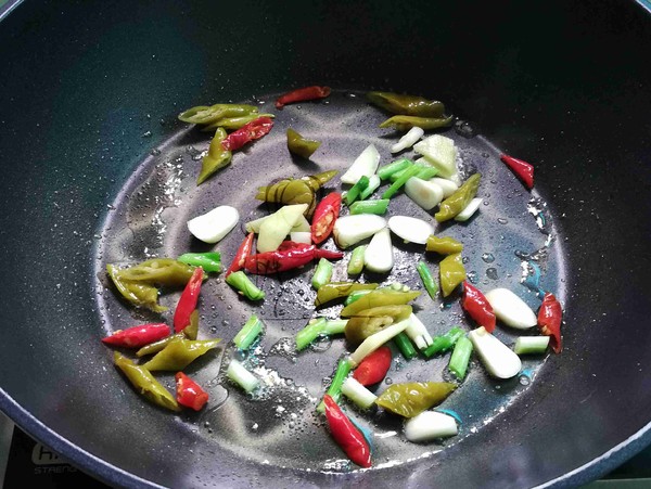 Duck Gizzards with Pickled Peppers recipe