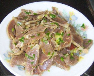 Scallion Duck Gizzards recipe