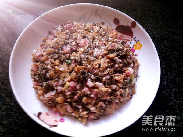 Steamed Minced Pork with Mei Cai recipe