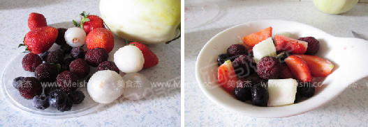 Fruit Melon Blue recipe