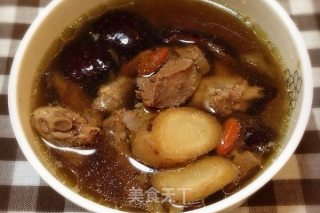 Changbai Mountain Ginseng Chicken Stewed Flower Maw Soup recipe