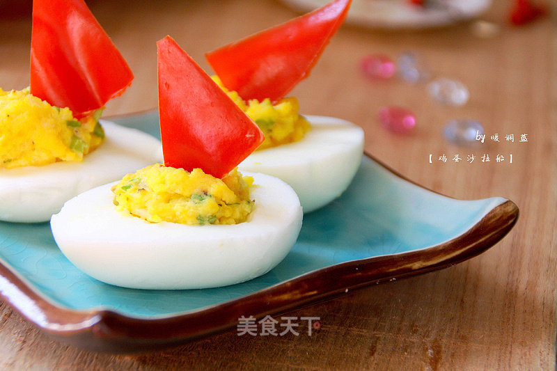 [egg Salad Boat]: Let Children Fall in Love with Eating recipe