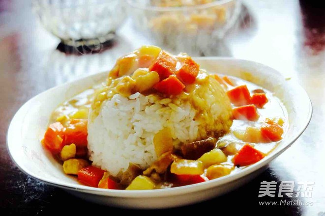 Curry Chicken Rice recipe