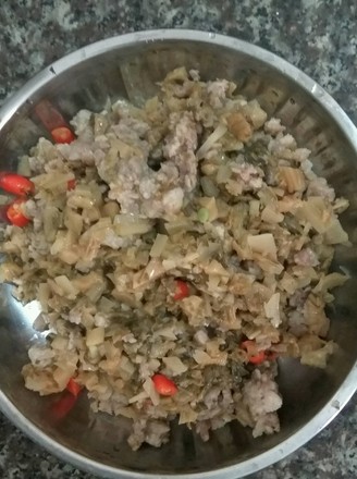 Mei Cai Minced Meat recipe