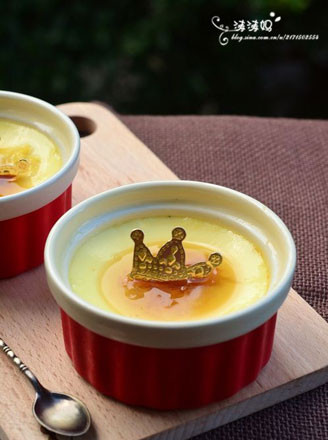 Durian Caramel Pudding recipe