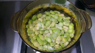 Stir-fried Broad Beans with Scallops and Horseshoe recipe