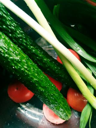 Scrambled Eggs with Cucumber recipe