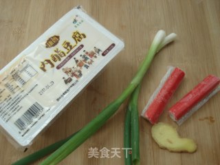 Lazy Meal Lactone Tofu Crab Stick Soup recipe