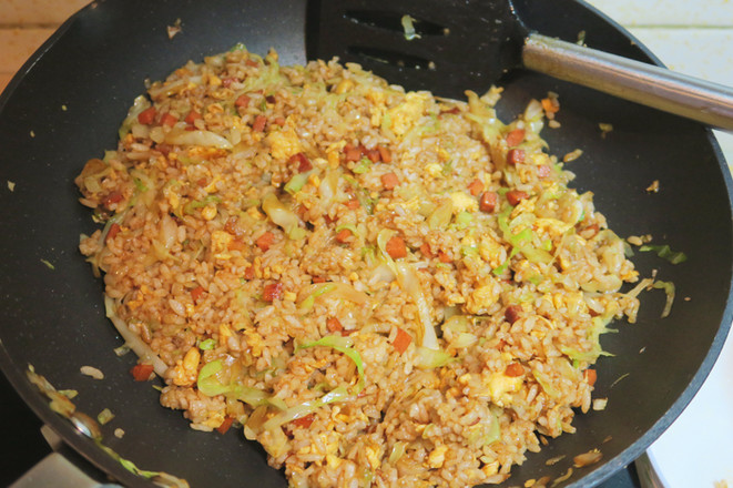 Delicious Soy Sauce Fried Rice recipe
