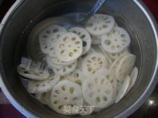 Orange Juice Lotus Root Slices recipe