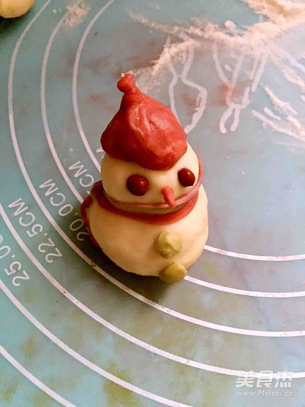 Christmas Pattern Buns One Snowman recipe