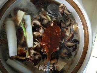 Stewed Tofu with Mushroom recipe