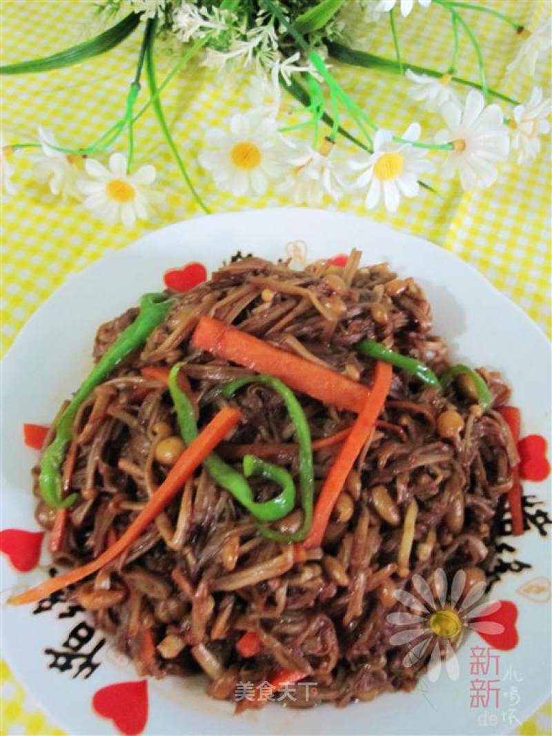 Fish Flavored Enoki Mushroom recipe