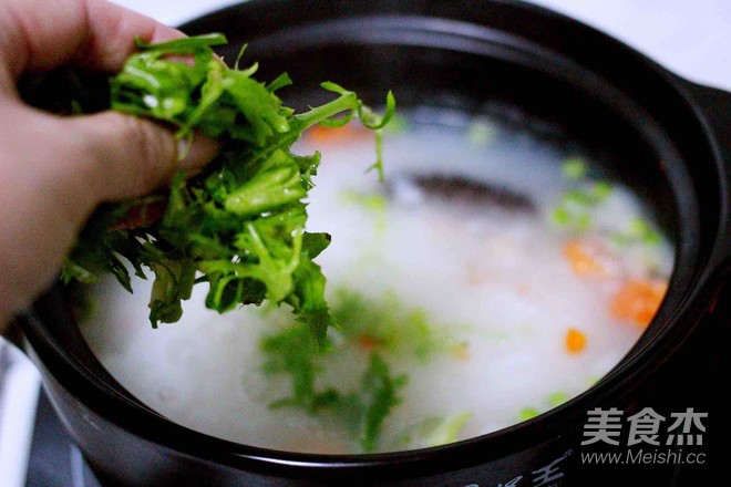 Seafood and Vegetable Congee recipe