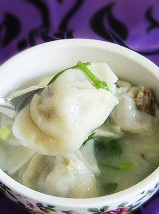 Mushroom and Meat Wonton recipe