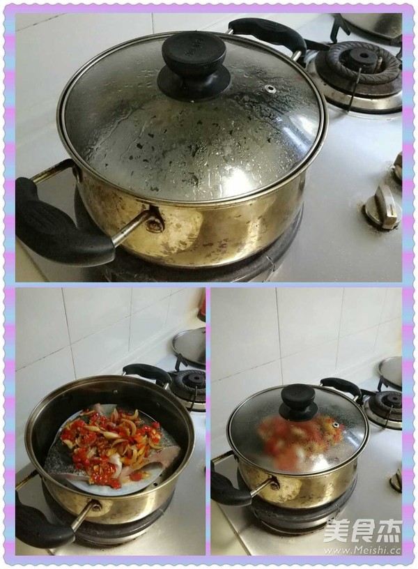 Steamed Fish Head with Chopped Pepper recipe