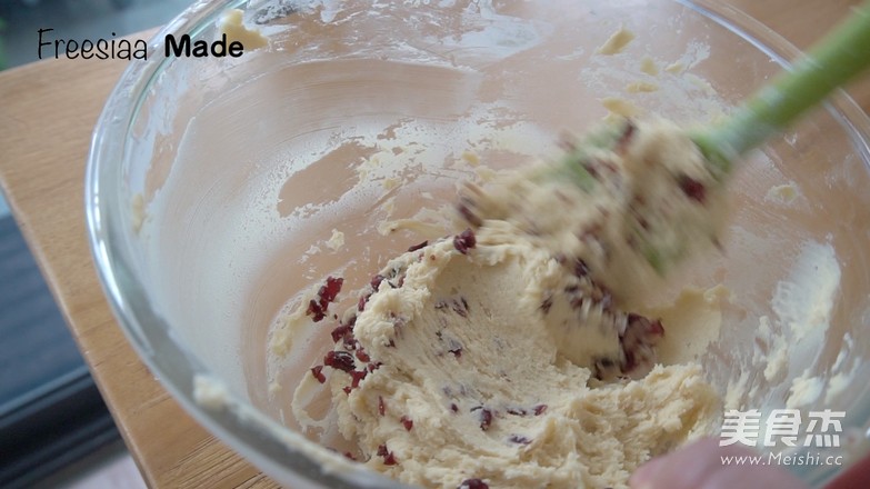 Cranberry Contrast Biscuits recipe