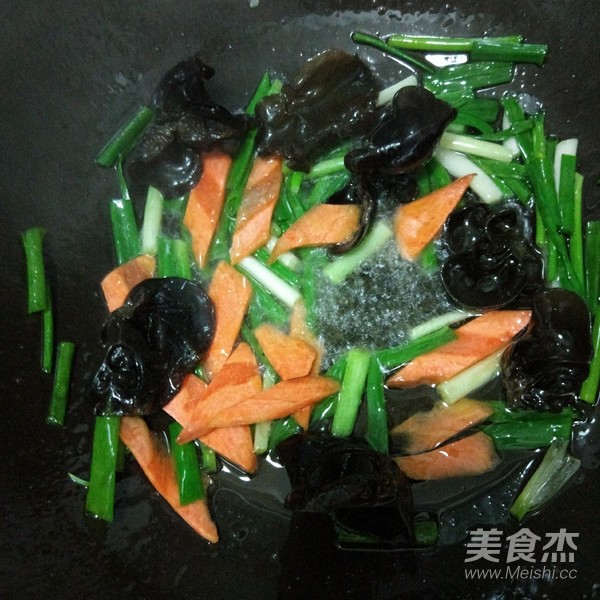 Vegetarian Fried White Jade Mushroom recipe