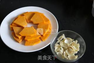 Steamed Pumpkin with Lily recipe