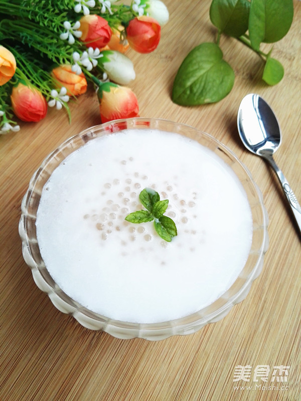 Rice Paste with Coconut Sago recipe