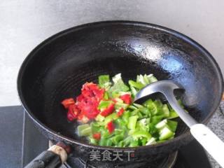 Stir-fried Black Beans with Bell Peppers recipe