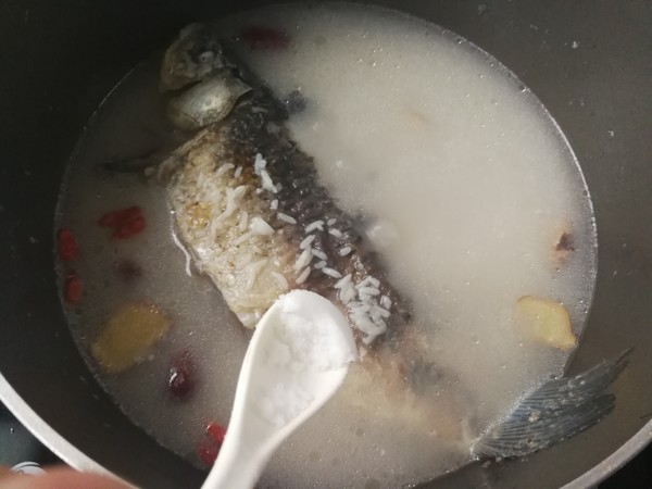 Fermented Crucian Carp Soup recipe