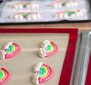 Super Cute and Simple Rainbow Protein Biscuits recipe