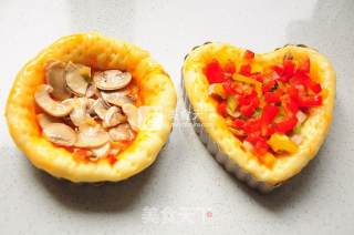 #aca烤明星大赛#pizza with Mushrooms and Colored Peppers recipe