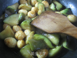 Fried Eggplant with Tiger Skin and Quail Eggs recipe